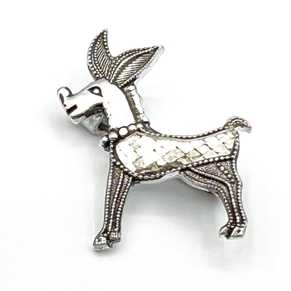 Vintage Jewelry - Small Donkey Brooch